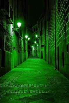 green aesthetic street sage
