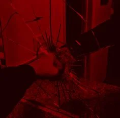 breaking mirror red aesthetic